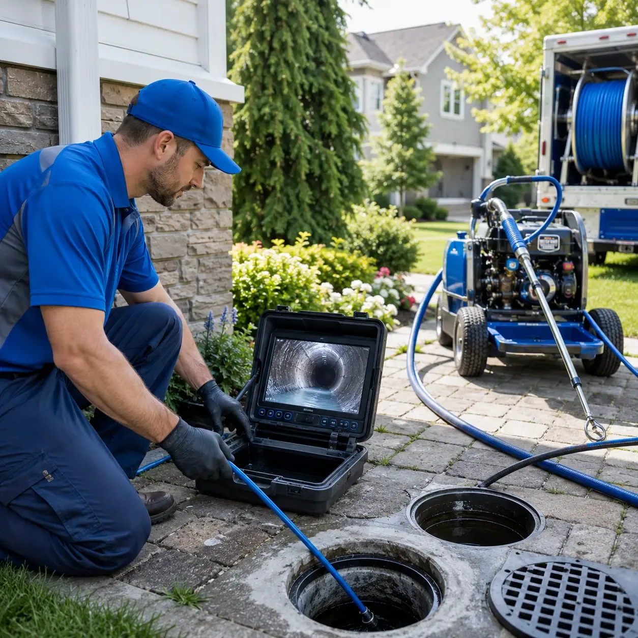 Outdoor drain cleaning professionals serving Petersburg, MI