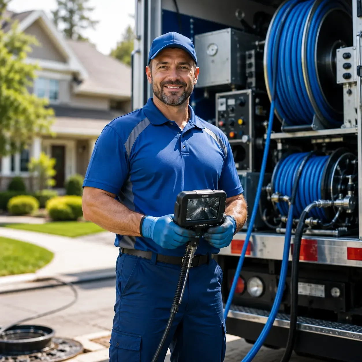 Local outdoor drain cleaning specialists in Petersburg, MI